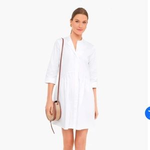 Tuckernuck White Cotton Shirt Dress